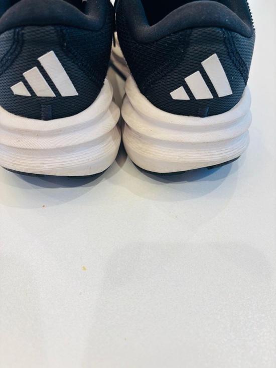 adidas Men’s Black & White Athletic Running Sneakers size 8 main image 5